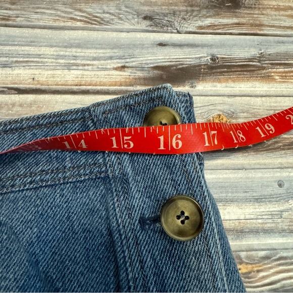 Rejina Pyo Luci Patchwork Contrast Raw Hem Slim Straight Ankle Jean Trousers 16 - Picture 11 of 13